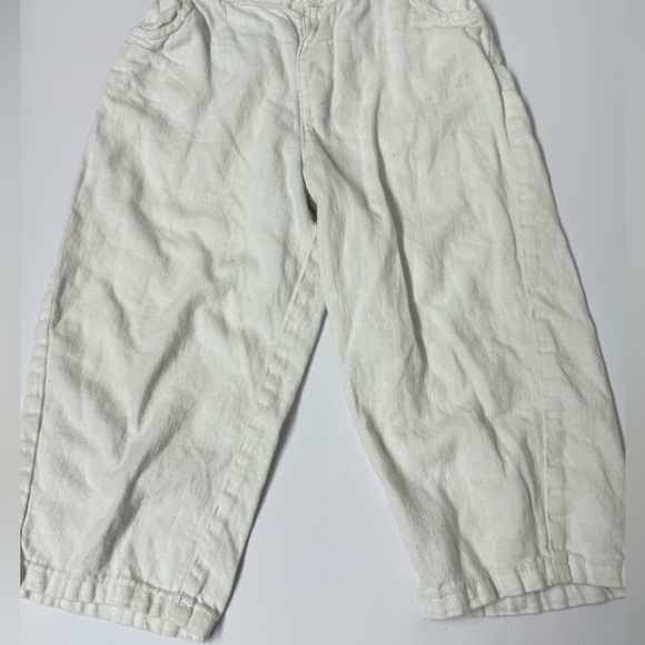Zara Wide Leg Pant in Cream color - Picture 3 of 6